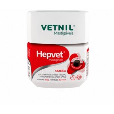 HEPVET MASTIGAVEIS 30 COMPRIMIDOS