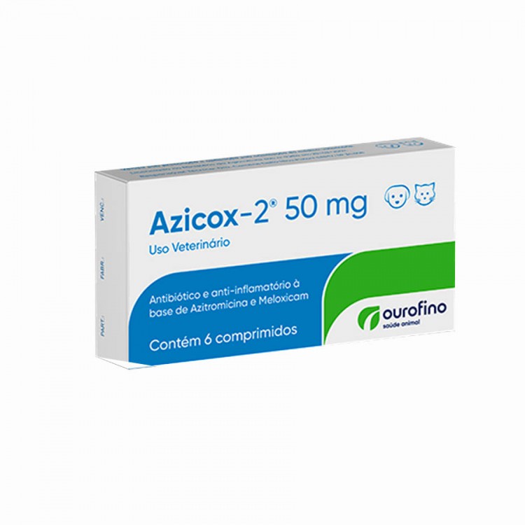 Azicox-2 50mg C/6Comprimidos