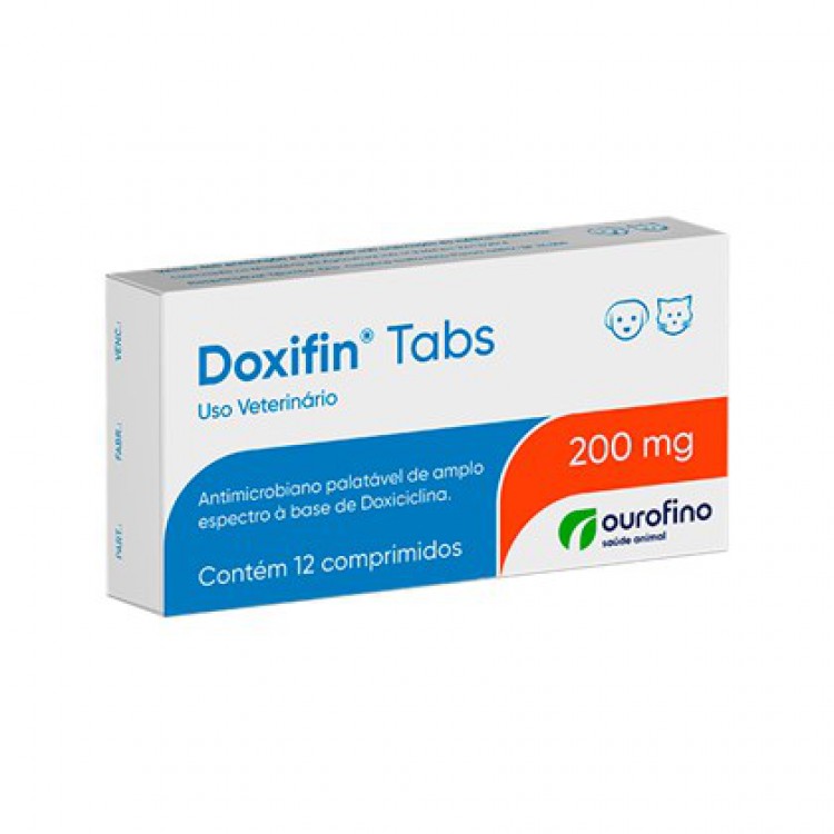 Doxifin Tabs 200mg C/12 Comprimidos