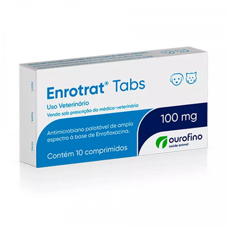 Enrotrat Tabs 100mg C/10 Comprimidos