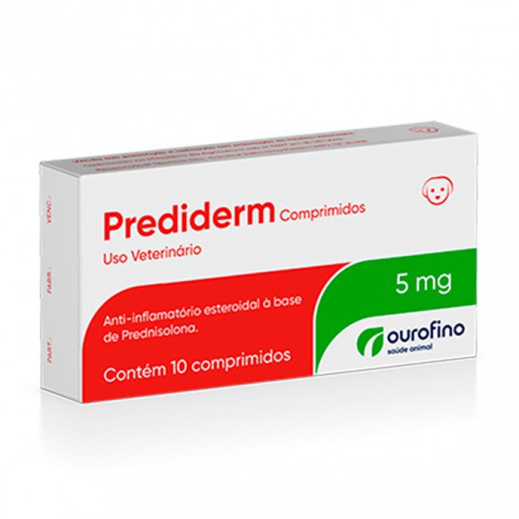 Prediderm 5mg  C/10 Comprimidos