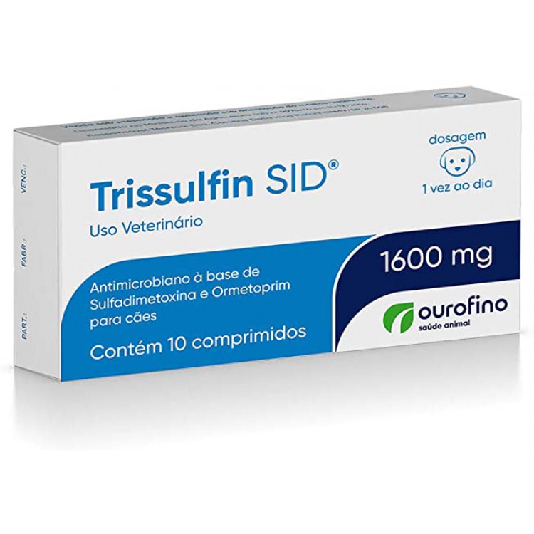 Trissulfin SID 1600mg C/10 Comprimidos