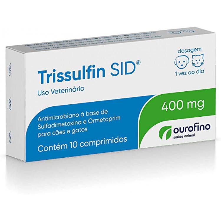 Trissulfin SID 400mg C/10 Comprimidos